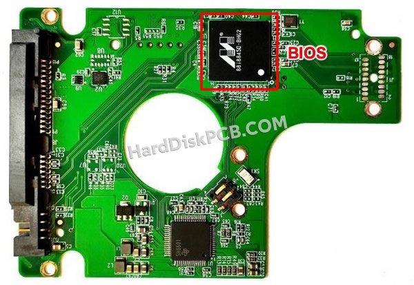 Pasos para cambiar el chip BIOS en 2060-701574-001 placa lógica disco duro WD