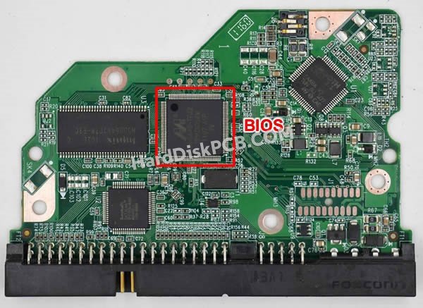Pasos para cambiar el chip BIOS en 2060-701596-001 placa lógica disco duro WD