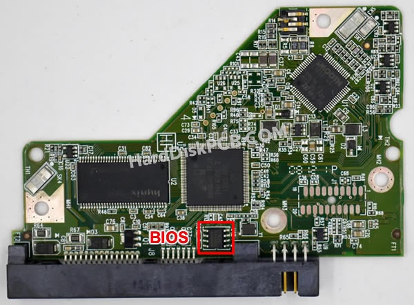 Pasos para cambiar el chip BIOS en 2060-771640-002 placa lógica disco duro WD