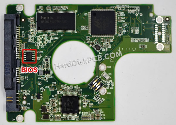Pasos para cambiar el chip BIOS en 2060-771692-002 placa lógica disco duro WD