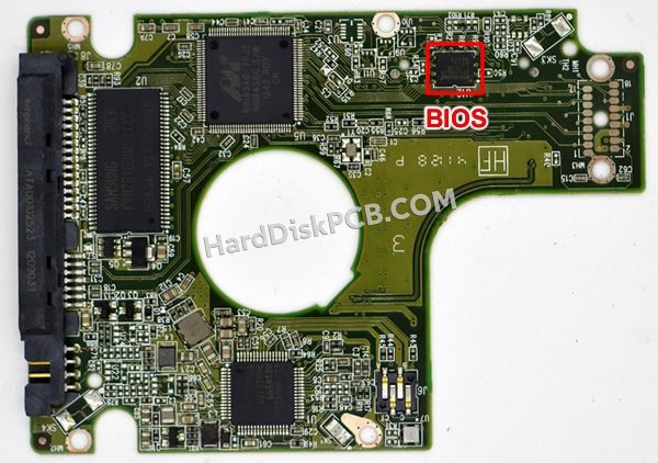 Pasos para cambiar el chip BIOS en 2060-771823-000 placa lógica disco duro WD