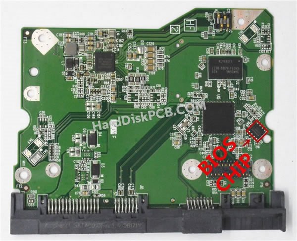 Pasos para cambiar el chip BIOS en 2060-800001-000 placa lógica disco duro WD