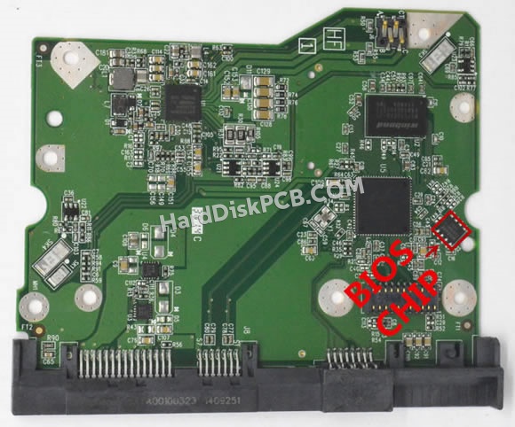 Pasos para cambiar el chip BIOS en 2060-800001-002 placa lógica disco duro WD
