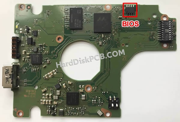 Pasos para cambiar el chip BIOS en 2060-800069-001 placa lógica disco duro WD