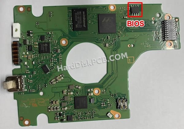 Pasos para cambiar el chip BIOS en 2060-800086-000 placa lógica disco duro WD