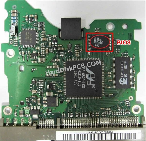 Pasos para cambiar el chip BIOS en BF41-00068A placa lógica disco duro Samsung