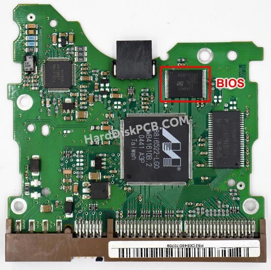 Pasos para cambiar el chip BIOS en BF41-00082A placa lógica disco duro Samsung