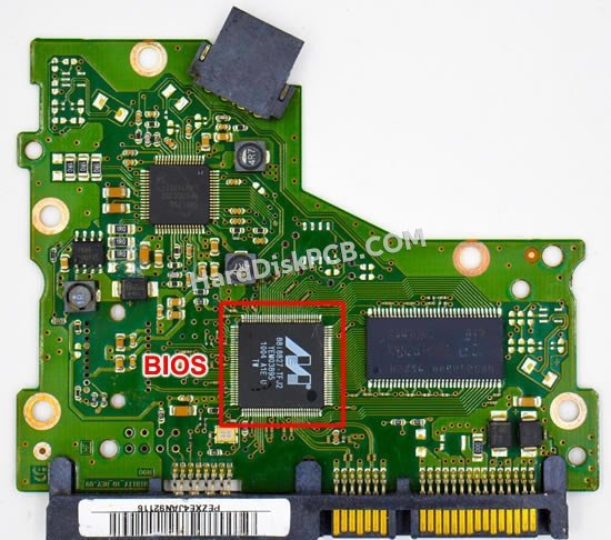 Pasos para cambiar el chip BIOS en BF41-00283A placa lógica disco duro Samsung