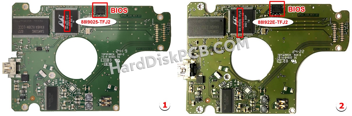 Pasos para cambiar el chip BIOS en BF41-00300A placa lógica disco duro Samsung