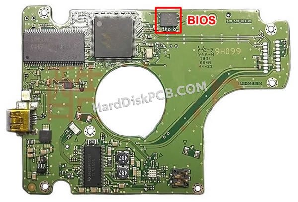 Pasos para cambiar el chip BIOS en BF41-00311A placa lógica disco duro Samsung
