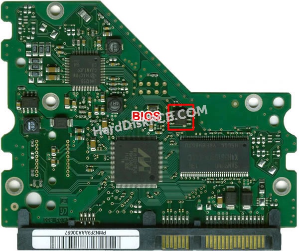 Pasos para cambiar el chip BIOS en BF41-00314A placa lógica disco duro Samsung