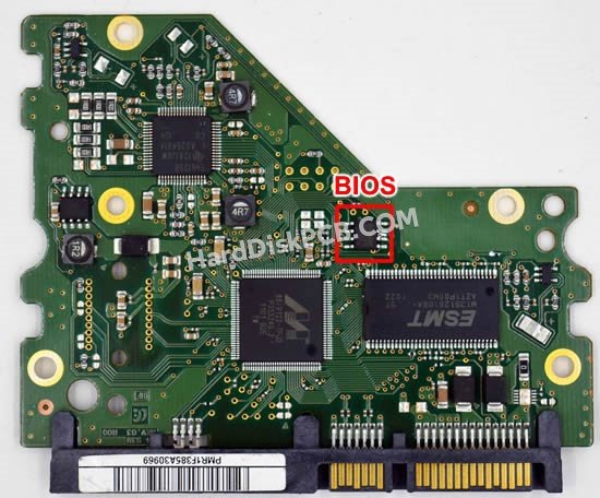 Pasos para cambiar el chip BIOS en BF41-00324A placa lógica disco duro Samsung