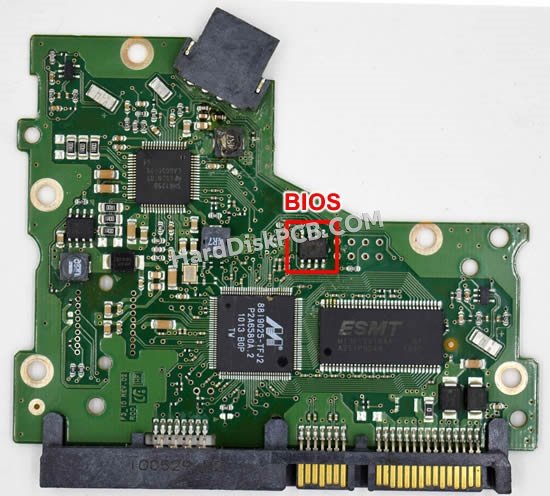 Pasos para cambiar el chip BIOS en BF41-00330A placa lógica disco duro Samsung