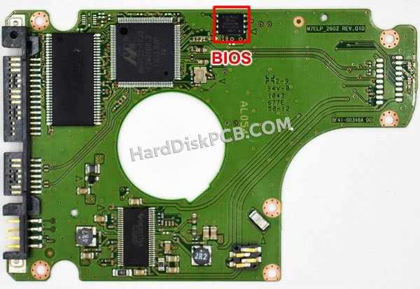 Pasos para cambiar el chip BIOS en BF41-00346A placa lógica disco duro Samsung