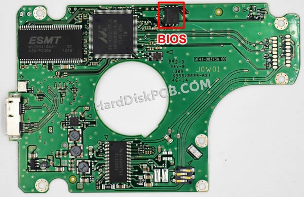 Pasos para cambiar el chip BIOS en BF41-00373A placa lógica disco duro Samsung