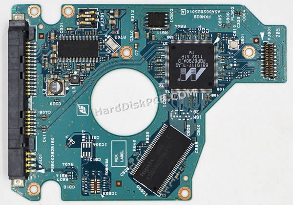 G002825A placa disco duro Toshiba