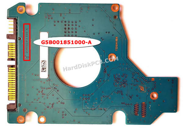 G5B001851000-A placa disco duro Toshiba